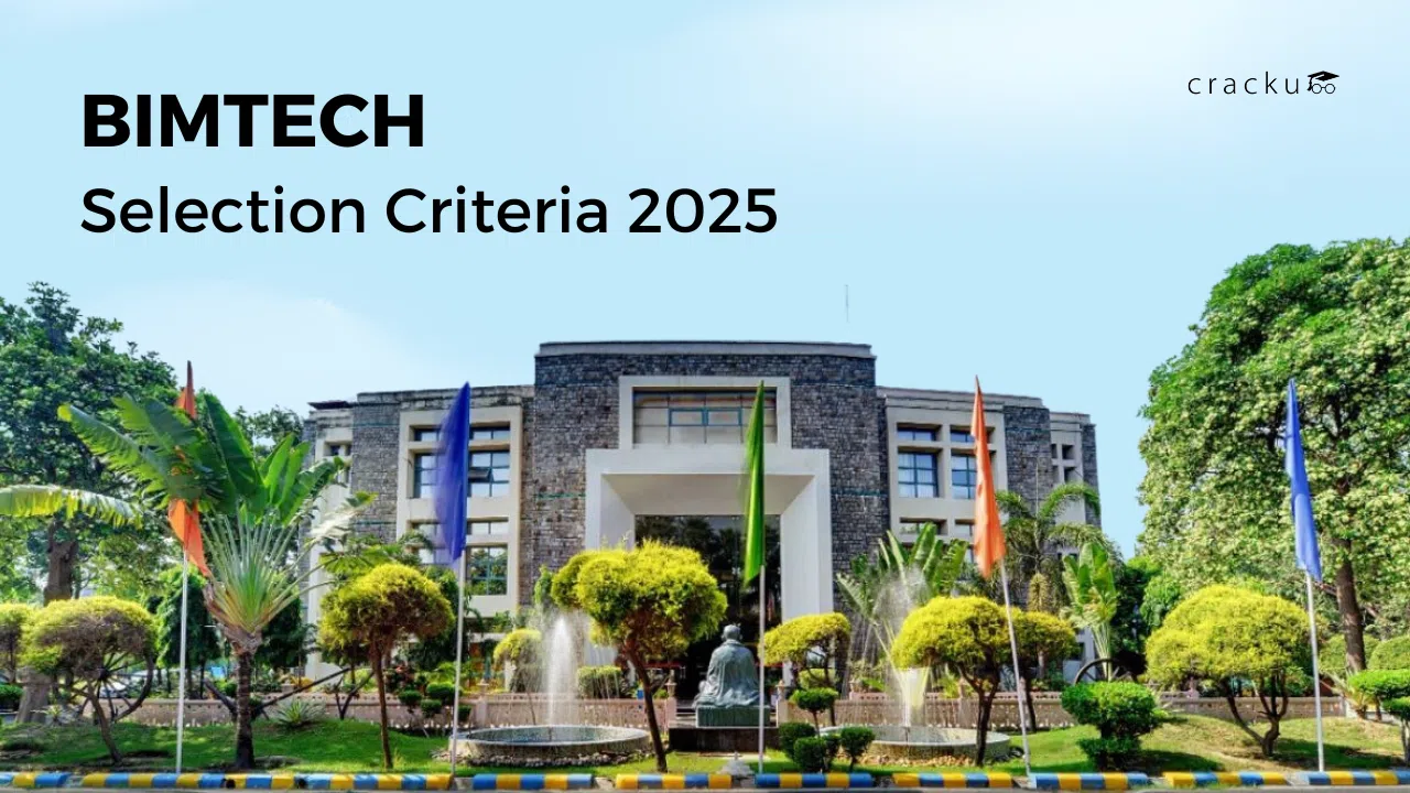 BIMTECH Selection Criteria 2025, Minimum Cut Off, Brochure PDF image