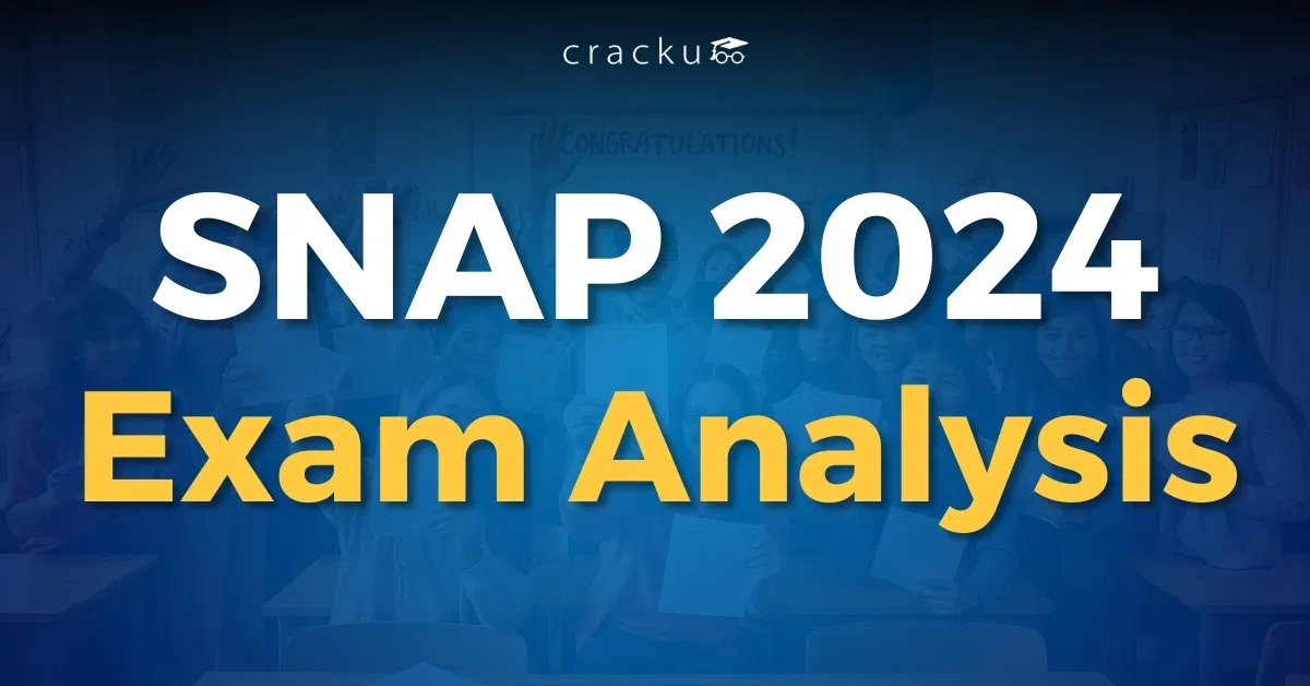 SNAP Exam Analysis 2024, Test 1, 2, 3 Section-wise Analysis image