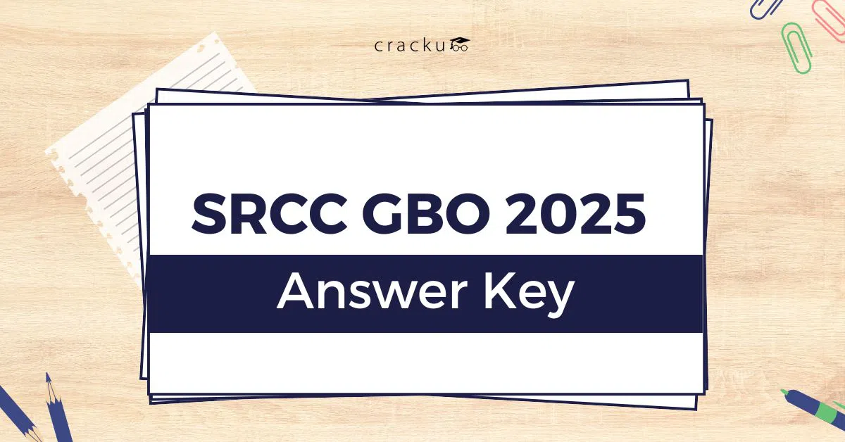 SRCC GBO Answer Key 2025, Download Response Sheet PDF