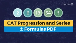 CAT Progression and Series Formulas PDF, Download Now