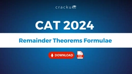 CAT Remainder Theorem Formula PDF, Download Now