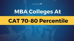 Top MBA Colleges Accepting 70-80 Percentile In CAT 2024