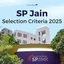 SP Jain Selection Criteria 2025 PDF, Cut Off, Shortlisting Process